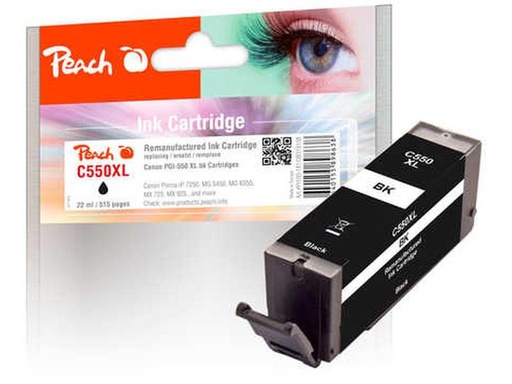 [90293219 1555284] Peach Tinte Canon PGI-550XLPGB Black