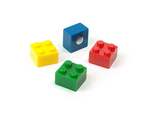 [90293288 1557154] Trendform Haftmagnet Ziegel 4er Set, Mehrfarbig