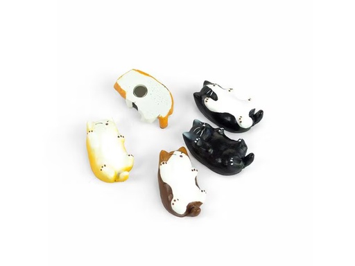 [90293333 1557129] Trendform Haftmagnet Kitty 5er Set, Mehrfarbig