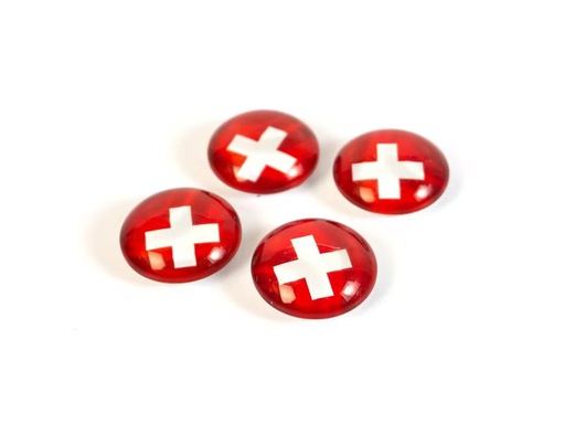 [90293347 1557122] Trendform Haftmagnet EYE Swiss Kreuz 4er Set, Rot