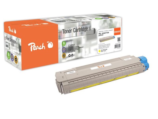 [90049087 330424] Peach Toner OKI 43487709 Yellow