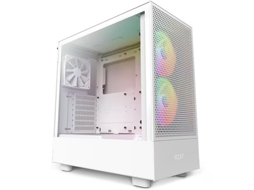 [90293542 1559886] NZXT PC-Gehäuse H5 Flow RGB Weiss matt