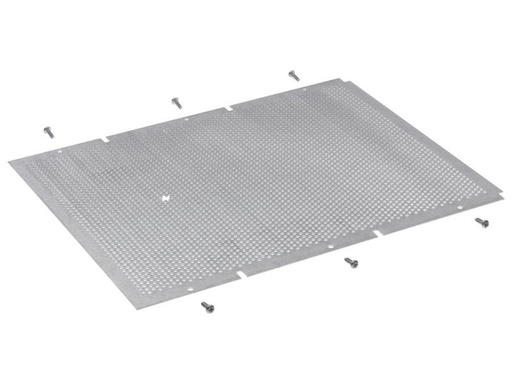 [90293589 1553522] R&amp;M Befestigungsblech für Volta KSV, 345 mm x 260 mm, Grau