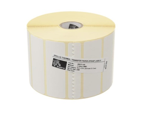 [90049098 167230] Zebra Technologies Etikettenrolle Thermo Transfer 76 x 25 mm