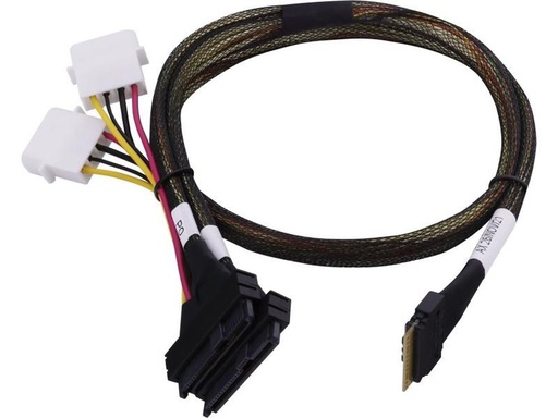 [90293676 1549436] Adaptec Slim-SAS-Kabel ACK-I-SlimSASx8-2SFF-8639x4-U.3-0.8M 80 cm