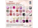 URSUS Designpapier Glitter Love 40 Blatt, 190 g/m²