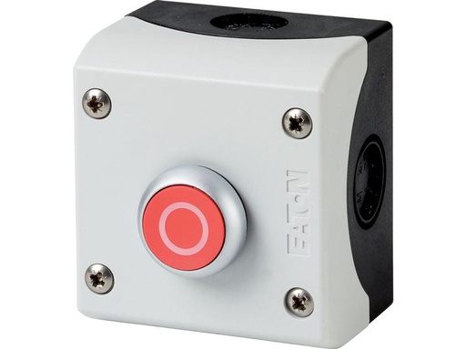 [90293796 1546293] Eaton Drucktaster im Gehäuse, 1Ö + 1S, Rot