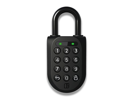 [90293903 1554542] igloohome Sicherheitsschloss Padlock 2, Schwarz, Edelstahl