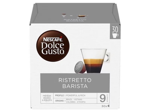 [90293988 1545555] Nescafé Kaffeekapseln Dolce Gusto Ristretto Barista 30 Stück