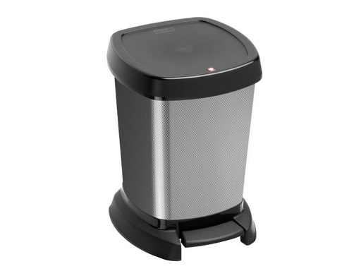 [90049137 513708] Rotho Kosmetikeimer Paso 6 l, Carbon metallic