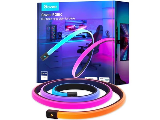 [90294049 1555426] Govee LED Stripe Neon Gaming Table Light, 3 m, RGBIC, Wi-Fi + BT