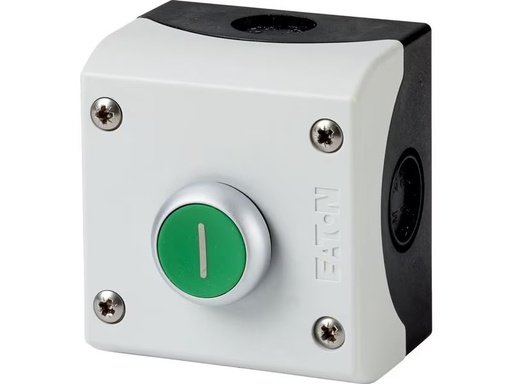 [90294057 1546294] Eaton Drucktaster im Gehäuse, 1Ö + 1S, Grün