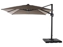 COCON Sonnenschirm mit LED, 300 x 300 cm, hängend, Taupe