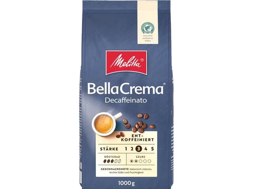 [90294190 1558754] Melitta Kaffeebohnen BellaCrema Decaffeinato 1000 g