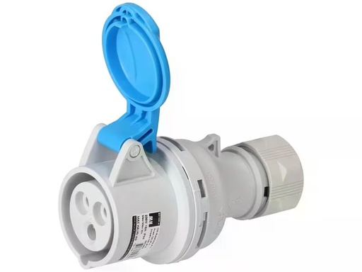 [90294311 1562434] maxCAMP Montagekupplung CEE 2P+E, IP44, Blau