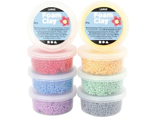 [90049216 1095856] Creativ Company Modellier-Set Foam Clay Extra Large 8-teilig