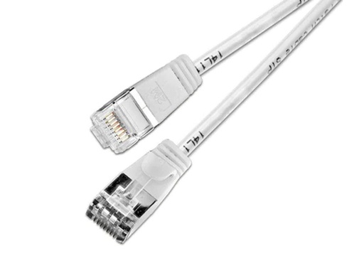 [90049247 353835] SLIM Slimpatchkabel RJ-45 - RJ-45, Cat 6, U/FTP, 0.15 m, Weiss