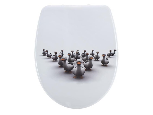[90294722 1560075] diaqua® Toilettensitz Duck mit Absenkautomatik, Weiss