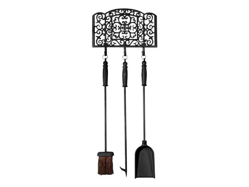 [90294882 1516027] Esschert Design Kaminbesteck 3-teilig, 34 x 3.3 x 90 cm