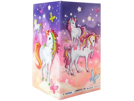 [90294893 1554053] HERMA Stiftehalter Einhorn Mehrfarbig