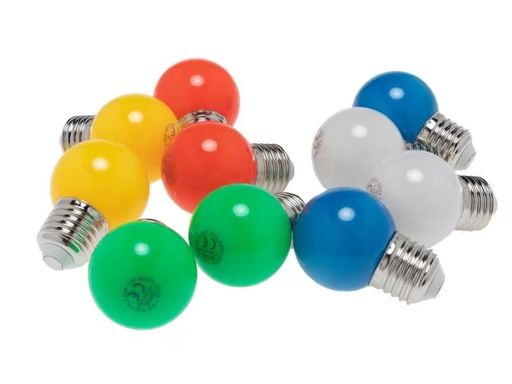 [90294903 1059763] Star Trading Lampe E27, mehrfarbig Mehrfarbig, 10 Stück