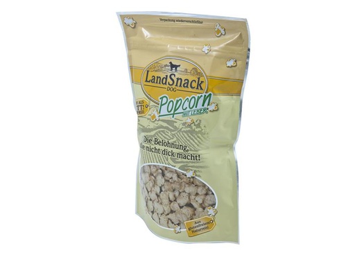 [90294924 1560962] LandSnack Snack Dog Popcorn mit Leber, 100g