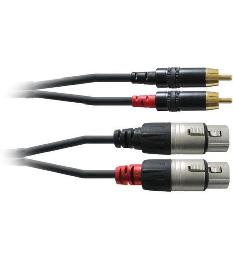 [90295057 289333] Cordial Audio-Kabel CFU 1.5 FC Cinch - XLR 1.5 m