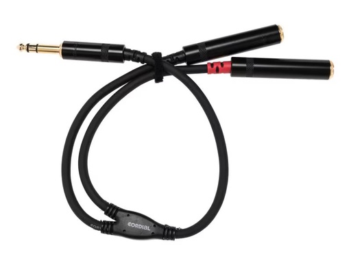 [90295067 289234] Cordial Audio-Kabel 6.3 mm Klinke - 6.3 mm Klinke 0.3 m