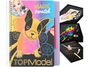 Depesche Malbuch Kratzbuch Top Model 16 Seiten