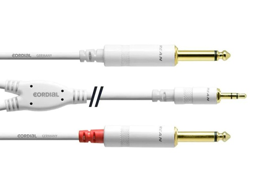 [90295113 319473] Cordial Audio-Kabel 3.5 mm Klinke - 6.3 mm Klinke 1.5 m