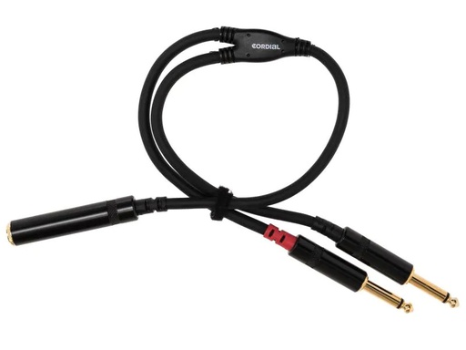 [90295159 289229] Cordial Audio-Kabel 6.3 mm Klinke - 6.3 mm Klinke 0.3 m