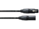 Cordial XLR-Kabel XLRm-XLRf 1.5 m, Schwarz