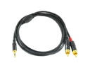 Cordial Audio-Kabel CFY 3 WCC 3.5 mm Klinke - Cinch 3 m