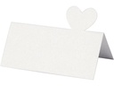 Creativ Company Tischkarte Herz 8 x 8.5 cm, 20 Stück, Chamois