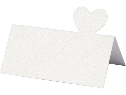 [90295228 1557071] Creativ Company Tischkarte Herz 8 x 8.5 cm, 20 Stück, Chamois