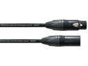 Cordial XLR-Kabel XLRm-XLRf 5 m, Schwarz