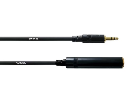 [90295305 277929] Cordial Audio-Kabel 3.5 mm Klinke - 6.3 mm Klinke 0.15 m