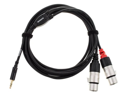 [90295316 289213] Cordial Audio-Kabel CFY 1.8 WFF 3.5 mm Klinke - XLR 1.8 m