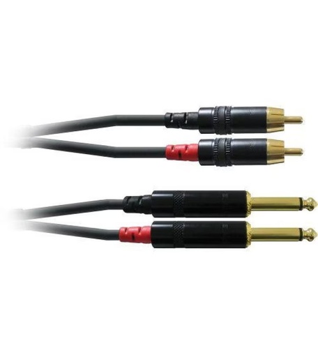 [90295380 289301] Cordial Audio-Kabel CFU 0.3 PC Cinch - 6.3 mm Klinke 0.3 m