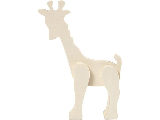 [90295499 1557101] Creativ Company Holzartikel Tierfigur Giraffe 19 x 14 cm