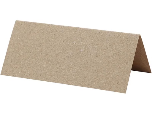 [90295522 1557069] Creativ Company Tischkarte 9 x 4 cm, 20 Stück, Natur