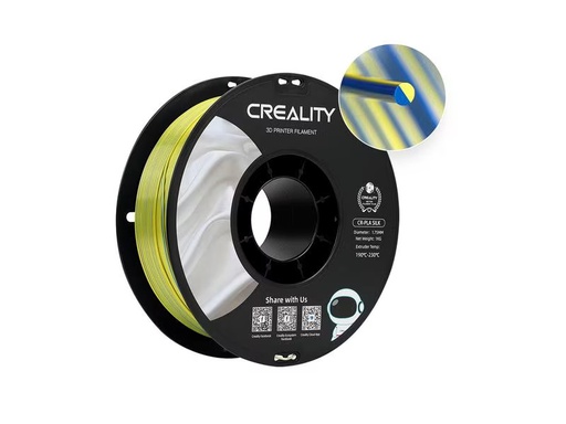 [90295528 1562224] Creality Filament PLA Silk Blau/Gold, 1.75 mm, 1 kg