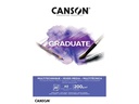 Canson Zeichenblock Graduate Mixed Media A5, 20 Blatt