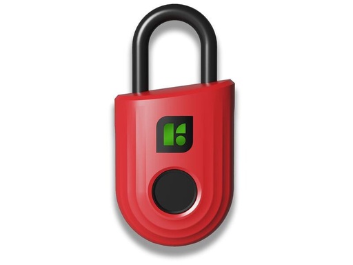 [90295721 1568981] igloohome Padlock Lite, Fingerprint, Rot