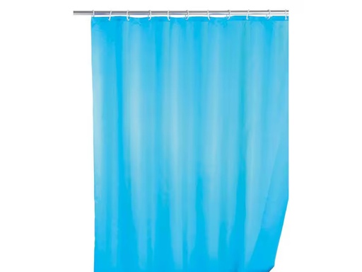 [90295850 1565704] Wenko Duschvorhang Anti-Schimmel 180 x 200 cm, Blau