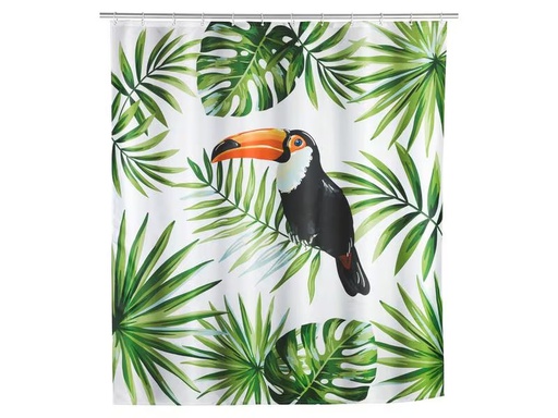 [90295854 1565694] Wenko Duschvorhang Tucan 180 x 200 cm