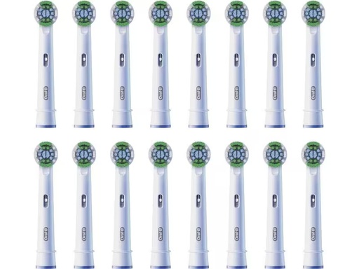 [90296051 1548728] Oral-B Zahnbürstenkopf Precision Clean 16 Stück, Weiss