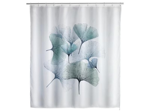 [90296091 1565705] Wenko Duschvorhang Ginkgo Anti-Schimmel 180 x 200 cm