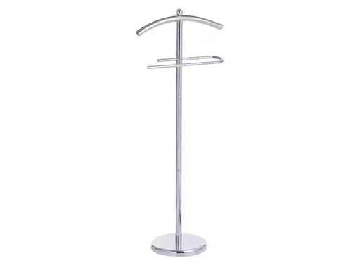 [90296154 1545324] Zeller Present Garderobenständer 43 x 25.5 x 109 cm Chrom