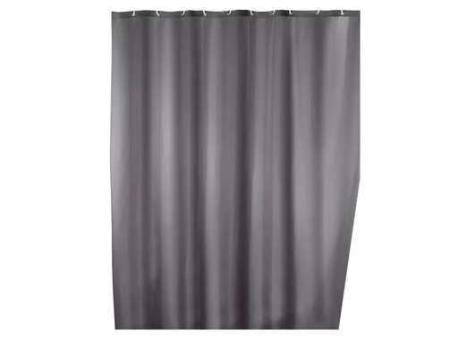 [90296169 1565702] Wenko Duschvorhang Anti-Schimmel 180 x 200 cm, Grau